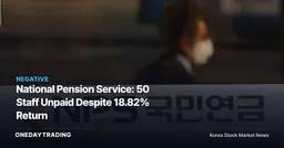 National Pension Service: 50 Staff Unpaid Despite 18.82% Return