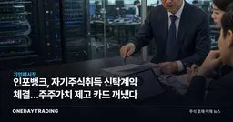 인포뱅크, 자기주식취득 신탁계약 체결…주주가치 제고 카드 꺼냈다