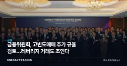 금융위원회, 고빈도매매 추가 규율 검토…레버리지 거래도 조인다