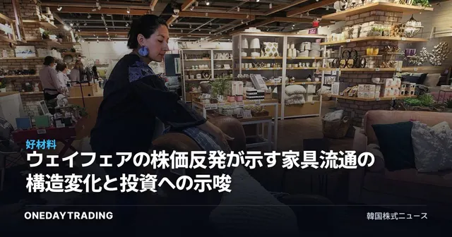 ウェイフェアの株価反発が示す家具流通の構造変化と投資への示唆