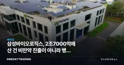 삼성바이오로직스, 2조7000억에 산 건 비만약 진출이 아니라 병목 해소다