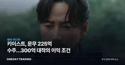 키이스트, 문무 225억 수주…300억 대작의 이익 조건