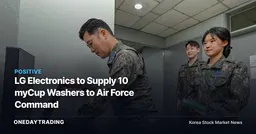 LG Electronics to Supply 10 myCup Washers to Air Force Command