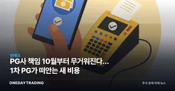 PG사 책임 10월부터 무거워진다… 1차 PG가 떠안는 새 비용
