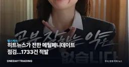 히트뉴스가 전한 메틸페니데이트 점검…1733건 적발