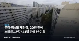 은마·잠실5 재건축, 20년 만에 스타트…인가 41일 만에 난 이유