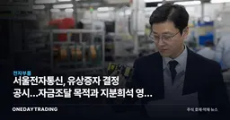 서울전자통신, 유상증자 결정 공시…자금조달 목적과 지분희석 영향 주목