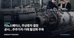 이노스페이스, 무상증자 결정 공시…주주가치·거래 활성화 주목
