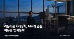 라온피플 거래정지, AI주가 멈춘 이유는 ‘전자등록’