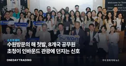 수원방문의 해 첫발, 8개국 공무원 초청이 인바운드 관광에 던지는 신호