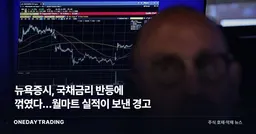 뉴욕증시, 국채금리 반등에 꺾였다…월마트 실적이 보낸 경고