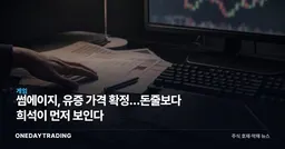 썸에이지, 유증 가격 확정…돈줄보다 희석이 먼저 보인다