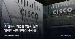 AI인프라 기업들 2분기 실적 일제히 서프라이즈, 주가는 왜 정반대로 갈렸나