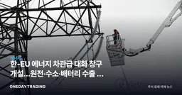 한-EU 에너지 차관급 대화 창구 개설…원전·수소·배터리 수출 길 넓어지나
