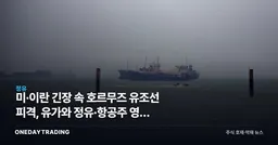 미·이란 긴장 속 호르무즈 유조선 피격, 유가와 정유·항공주 영향 점검