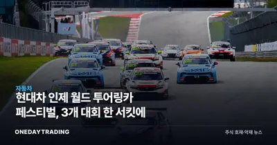현대차 인제 월드 투어링카 페스티벌, 3개 대회 한 서킷에