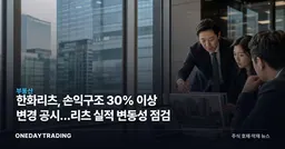 한화리츠, 손익구조 30% 이상 변경 공시…리츠 실적 변동성 점검