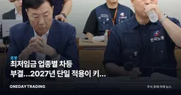 최저임금 업종별 차등 부결…2027년 단일 적용이 키운 무인화 수요