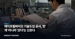 에이프릴바이오 기술도입 공시, '판 게' 아니라 '샀다'는 신호다