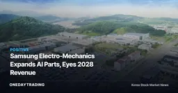 Samsung Electro-Mechanics Expands AI Parts, Eyes 2028 Revenue