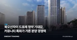 북오산자이 드포레 청약 기대감, 커뮤니티 특화가 가른 분양 경쟁력