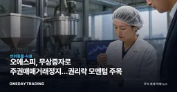 오에스피, 무상증자로 주권매매거래정지…권리락 모멘텀 주목