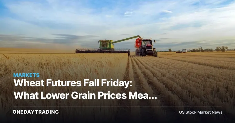 Wheat Futures Fall Friday: What Lower Grain Prices Mean for ADM, BG and Ag Stocks
