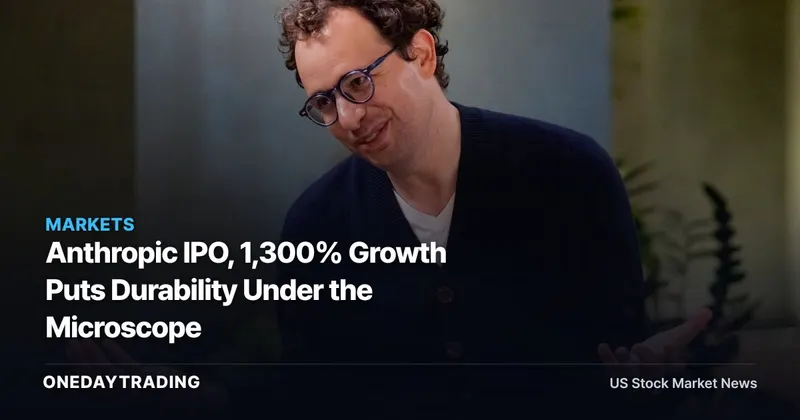 Anthropic IPO, 1,300% Growth Puts Durability Under the Microscope