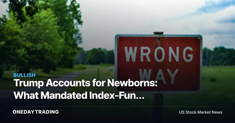 Trump Accounts for Newborns: What Mandated Index-Fund Seeding Means for Asset Managers (BLK, STT)