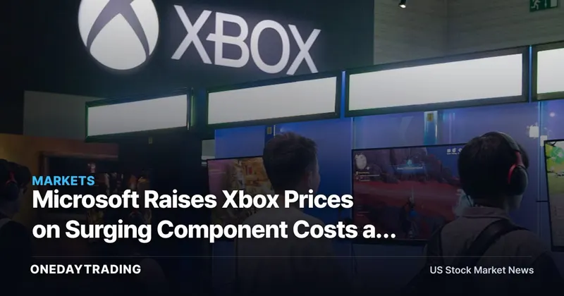 Microsoft Raises Xbox Prices on Surging Component Costs as Apple Hikes Mac, iPad — MSFT, AAPL in Focus