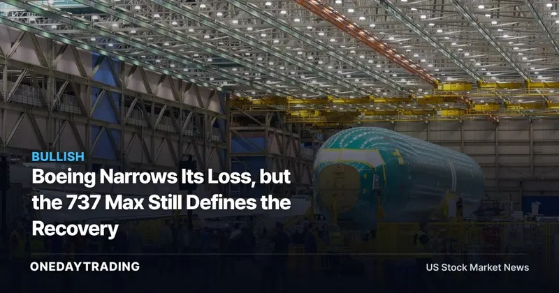 Boeing Narrows Its Loss, but the 737 Max Still Defines the Recovery