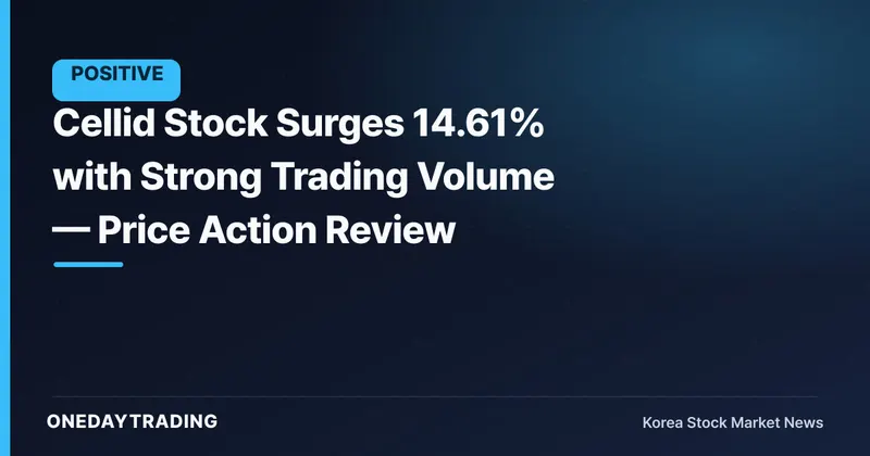 Cellid Stock Surges 14.61% with Strong Trading Volume — Price Action Review
