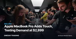 Apple MacBook Pro Adds Touch, Testing Demand at $2,899