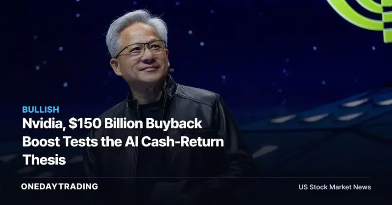 Nvidia, $150 Billion Buyback Boost Tests the AI Cash-Return Thesis