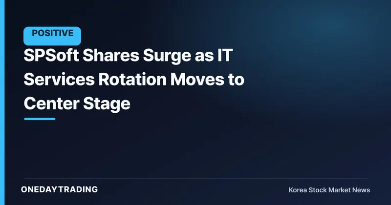 SPSoft Shares Surge as IT Services Rotation Moves to Center Stage