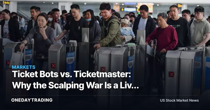 Ticket Bots vs. Ticketmaster: Why the Scalping War Is a Live Nation (LYV) Margin Story