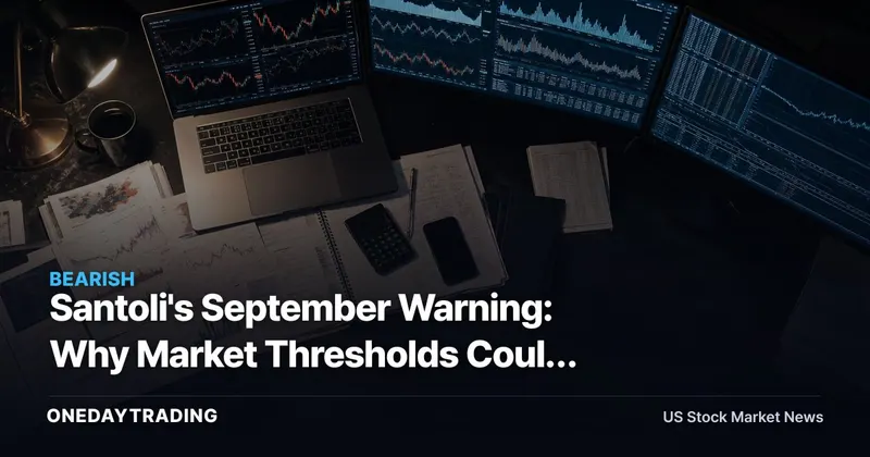 Santoli's September Warning: Why Market Thresholds Could Reprice U.S. Stocks