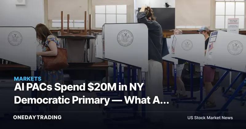 AI PACs Spend $20M in NY Democratic Primary — What AI Regulation Stakes Mean for NVDA, MSFT, META