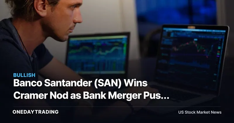Banco Santander (SAN) Wins Cramer Nod as Bank Merger Push Spotlights Consolidation Plays