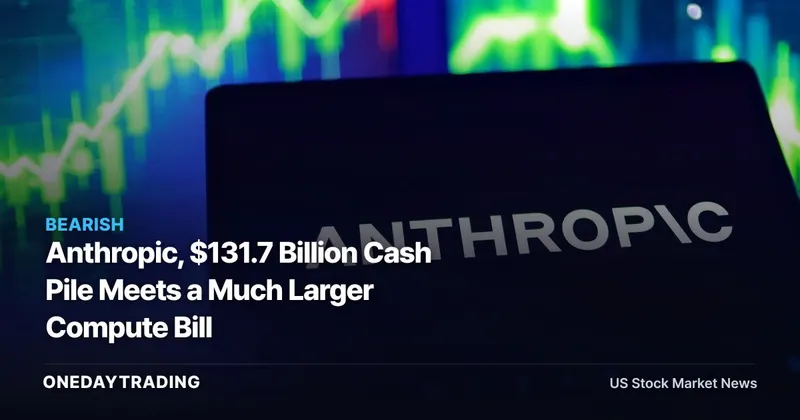Anthropic, $131.7 Billion Cash Pile Meets a Much Larger Compute Bill