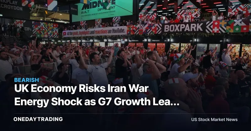 UK Economy Risks Iran War Energy Shock as G7 Growth Lead Meets Oil Pressure