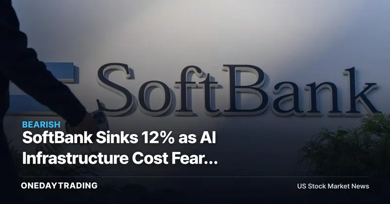 SoftBank Sinks 12% as AI Infrastructure Cost Fears Trigger Asia Tech Rout