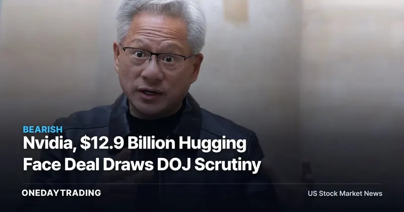 Nvidia, $12.9 Billion Hugging Face Deal Draws DOJ Scrutiny