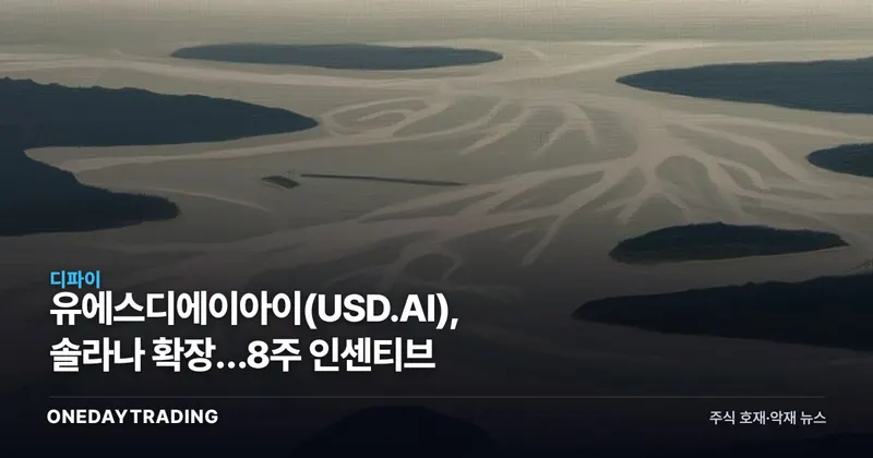 유에스디에이아이(USD.AI), 솔라나 확장…8주 인센티브