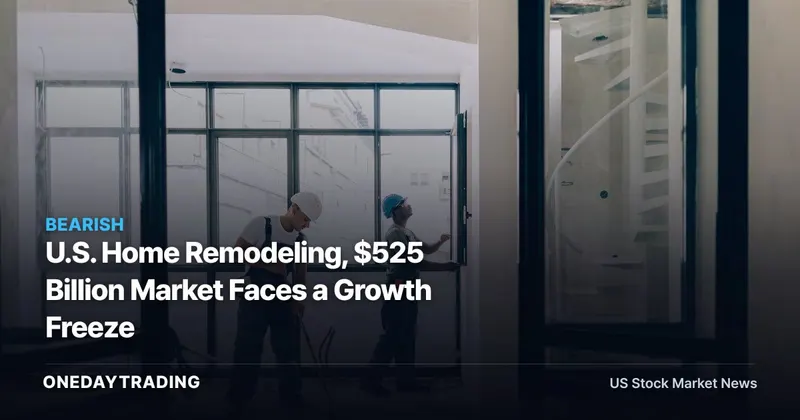 U.S. Home Remodeling, $525 Billion Market Faces a Growth Freeze