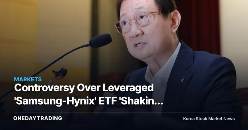 Controversy Over Leveraged 'Samsung-Hynix' ETF 'Shaking the Market' — Calculating the Actual Rebalancing Volume