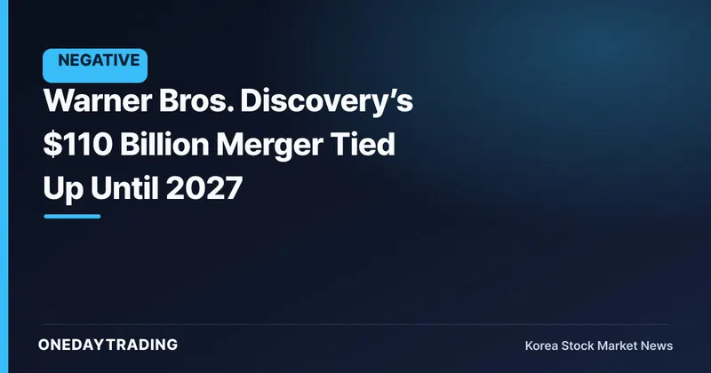 Warner Bros. Discovery’s $110 Billion Merger Tied Up Until 2027