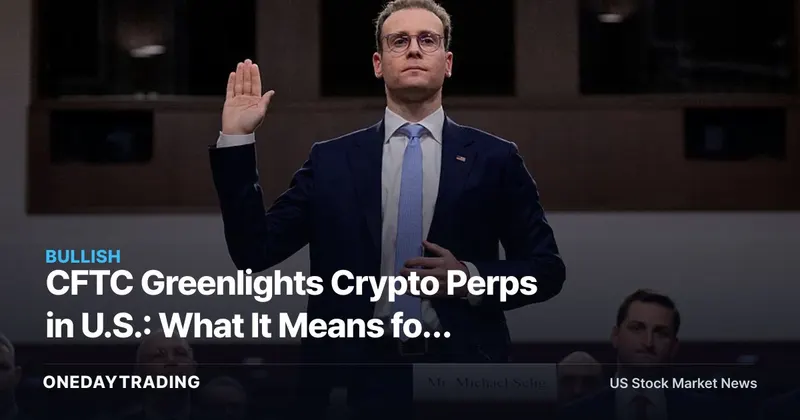 CFTC Greenlights Crypto Perps in U.S.: What It Means for COIN, CME, HOOD