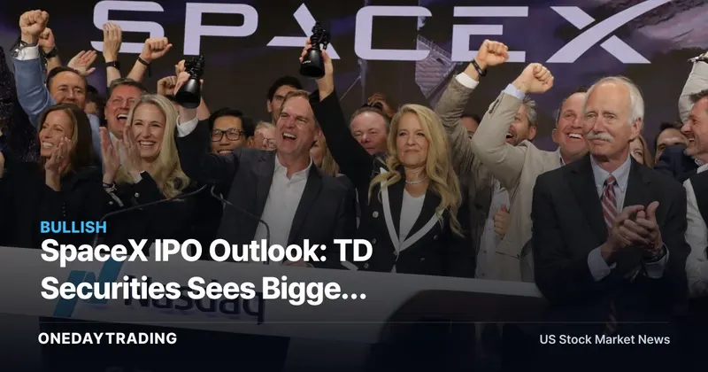 SpaceX IPO Outlook: TD Securities Sees Bigger Catalysts Beyond the Public Debut