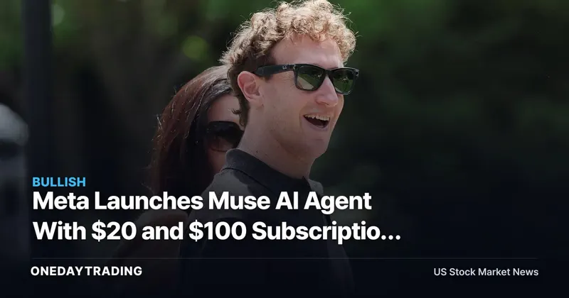 Meta Launches Muse AI Agent With $20 and $100 Subscription Tiers